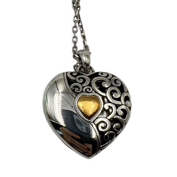 Brighton Ecstatic Heart Long Necklace long convertible reversible necklace - Picture 2 of 4